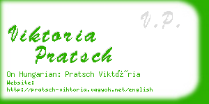 viktoria pratsch business card